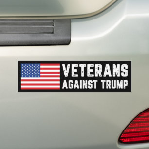 Veteraner mot trumpantstöt bildekal