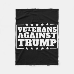 Veteraner mot trumpbekämpning mot veterinärer fleecefilt