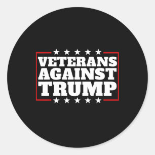 Veteraner mot trumpbekämpning mot veterinärer runt klistermärke