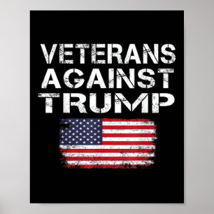 Veteraner mot trumpeter _ Militära veterinärer mot Poster