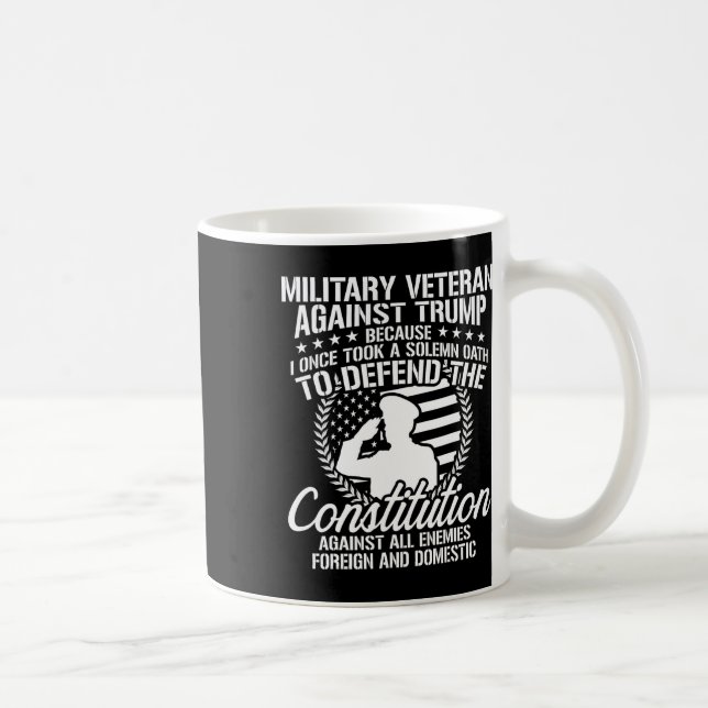 Veteraner mot trumpetval 2020 kaffemugg (Höger)