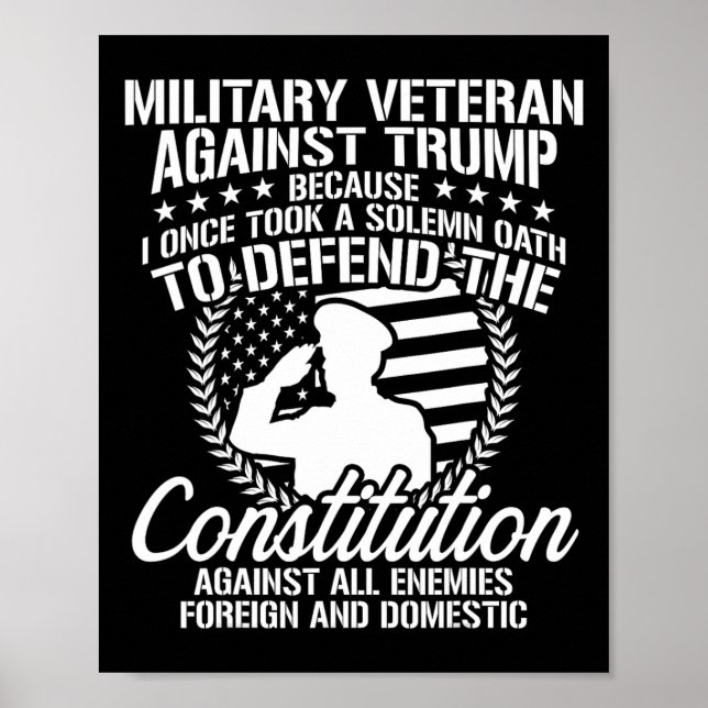 Veteraner mot trumpetval 2020 poster (Framsidan)