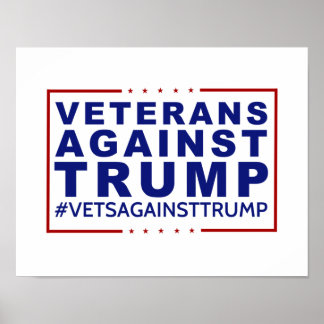 Veteraner mot trumpPoster Poster