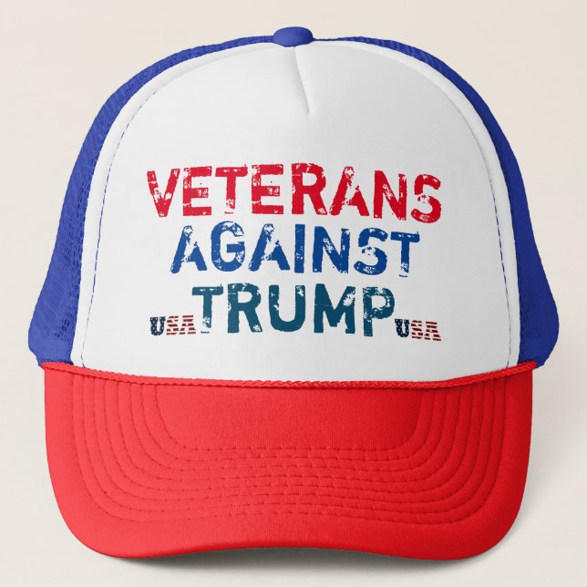 Veteraner mot trumpTruckerkeps Keps (Framsida)