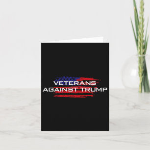 Veteraner mot trumpump - antitrumpump kort