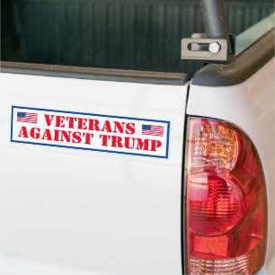 Veteraner mot trumpump bildekal