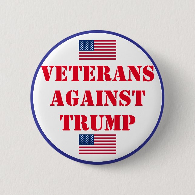 Veteraner mot trumpump knapp (Framsida)