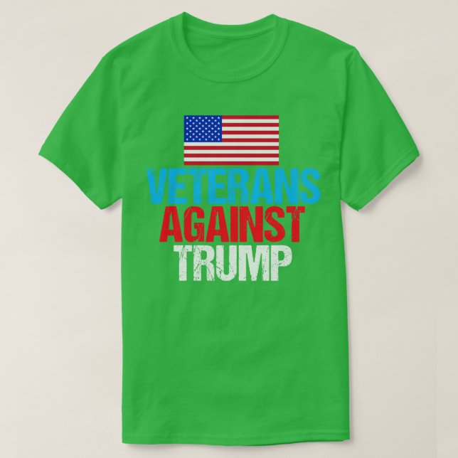 Veteraner mot trumpump t shirt (Design framsida)