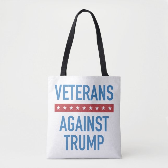 Veteraner mot trumpump tygkasse (Framsida)