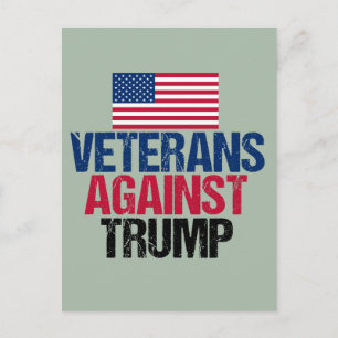 Veteraner mot trumpump vykort
