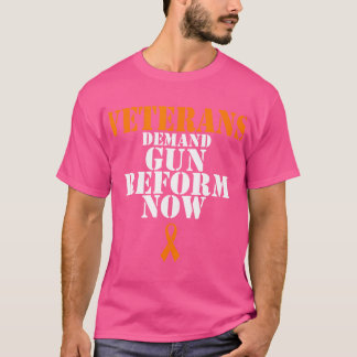 Veteranerna kräver nu en reform av vapenorganisati t shirt