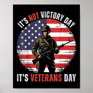 Veteranernas dag Det är inte segerdagen Soldat Ame Poster