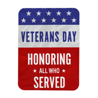 Veteranernas dag - hedra alla som tjänstgjorde magnet