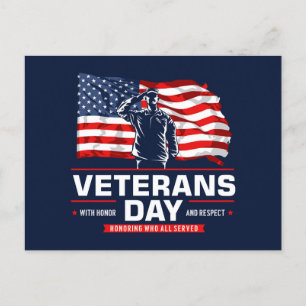 Veteranernas dag - hedra alla som tjänstgjorde på vykort