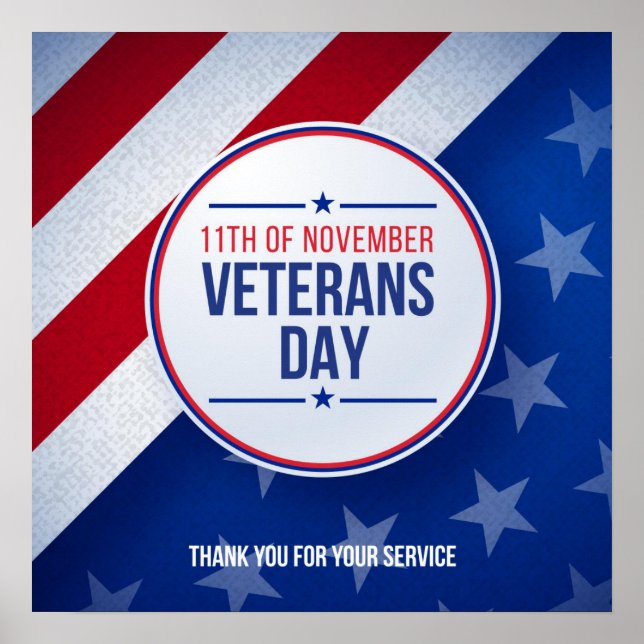 Veteranernas dag - hedra alla som tjänstgjorde poster (Framsidan)