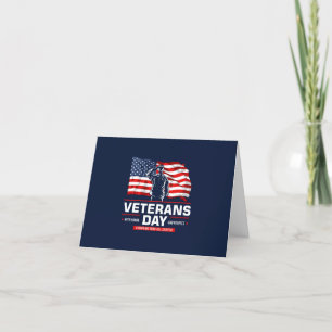 Veteranernas dag - hedra alla som tjänstgjorde tack kort