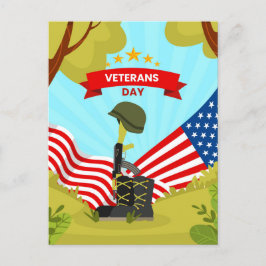 Veteranernas dag helg vykort
