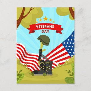 Veteranernas dag helg vykort