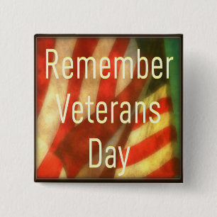 Veteranernas dag - kom ihåg veterandagen knapp