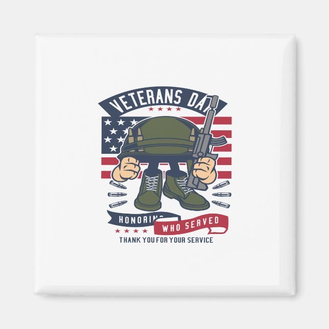 Veteranernas dag magnet (Framsidan)