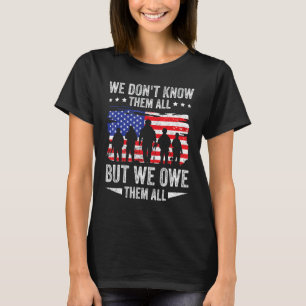 Veteranernas dag vi tar dem som är patriotiska vet t shirt