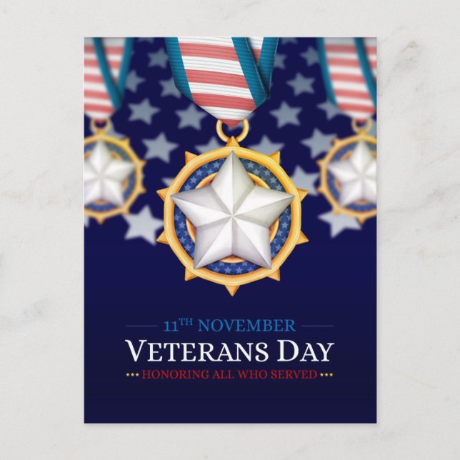 Veteranernas dag vykort (Framsida)