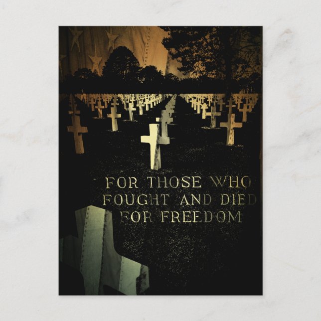 Veteranernas dag vykort (Framsida)