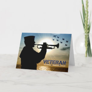 Veteranernas dagsjöräddare Veteranbugler och Jet Helgkort