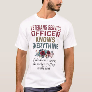 Veteranernas serviceansvarig vet allt t shirt