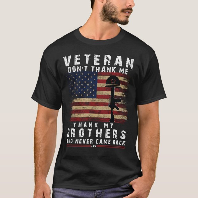 Veteranfriheten är inte fri. t shirt (Framsida)
