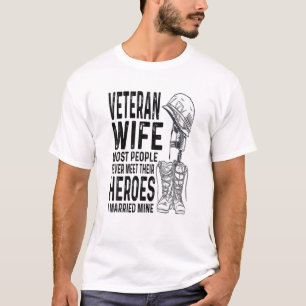 Veteranfrun, de flesta människor möts aldrig av t shirt