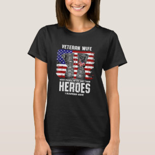 Veteranfrun, de flesta människor möts aldrig sina t shirt