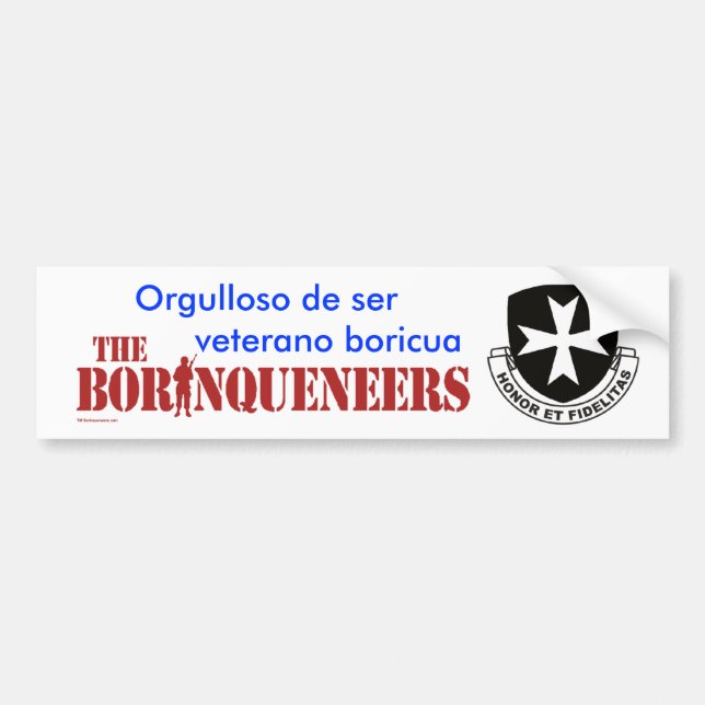 Veterano Boricua 2 - bildekal (Framsidan)