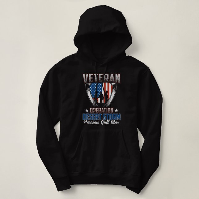 Veteranoperation Desert Storm Persian Bukt Krig T Shirt (Design framsida)