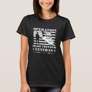 Veteranoperationen Iraks frihet om den bekämpar os T Shirt