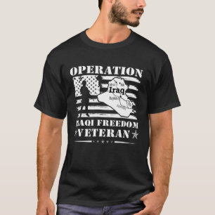 Veteranoperationen Iraks frihet om den bekämpar os T Shirt