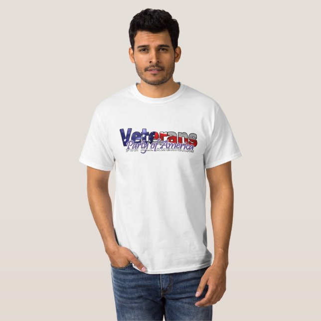 Veteranparty av Amerika eller Tee (Hel framsida)