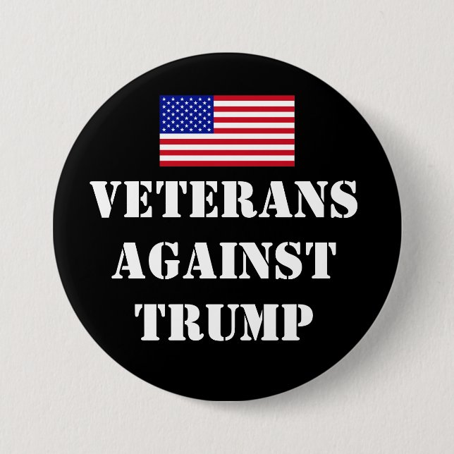 Veterans Against Trump Button Knapp (Framsida)