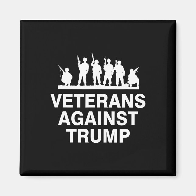 Veterans Against Trump  Magnet (Framsidan)