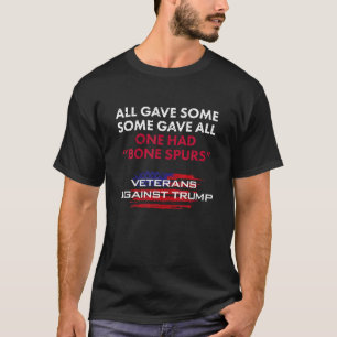 Veterans Anti Trump Tshirt Draft Dodger Bone Spurs T Shirt