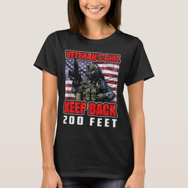 Veterans Behålla 200 feet T Shirt (Framsida)