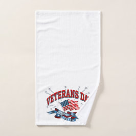 "Veterans dag" Hand Towel