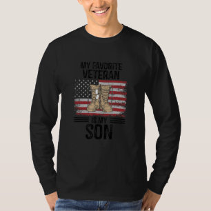 VETERANS DAG MY FAVORITE VETERAN ÄR MY SON 2 T SHIRT