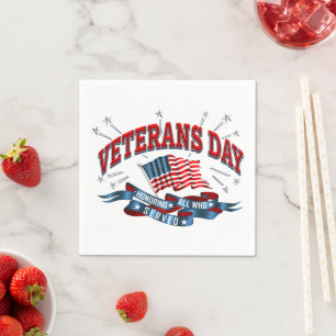 "Veterans dag" Napkins Pappersservett