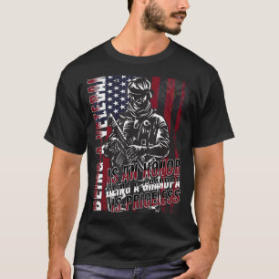 Veterans Day American Flagga Grandpa Pride Militär T Shirt