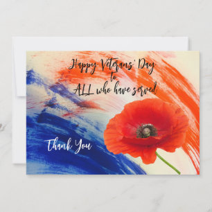 Veterans Day - kort - kort