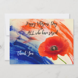 Veterans Day - kort - kort