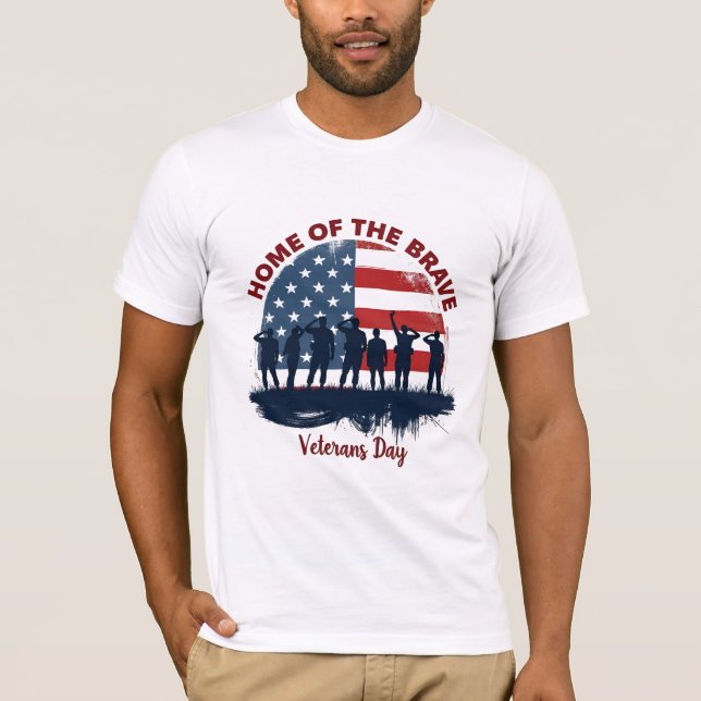 Veterans Day Patriotic Tee (Framsida)