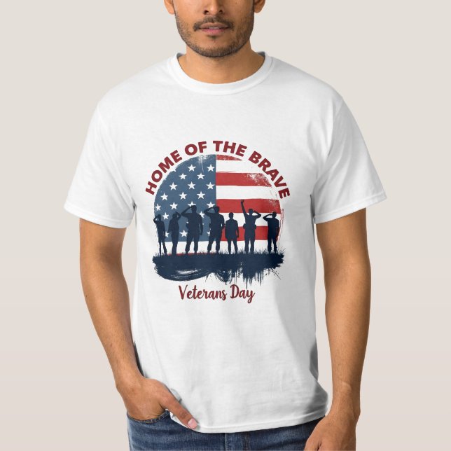 Veterans Day Patriotic Tee (Framsida)