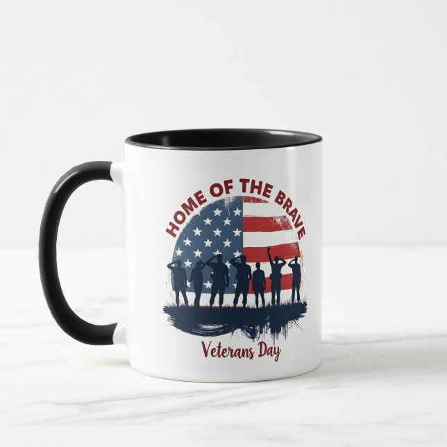 Veterans Day Patriotic Tee Mugg (Vänster)